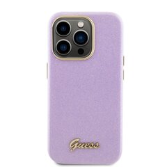 Guess PU Glitter Full Wrapped Case for iPhone 15 Pro Lilac цена и информация | CG Mobile Мобильные телефоны, Фото и Видео | hansapost.ee