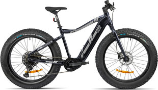 Elektrijalgratas Gzr Black Raw 2023 26" Electric Fatbike 17", must hind ja info | GZR Sport, puhkus, matkamine | hansapost.ee