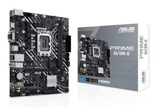 Asus Prime H610M-D hind ja info | Emaplaadid | hansapost.ee