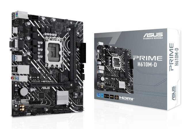 Asus Prime H610M-D цена и информация | Emaplaadid | hansapost.ee