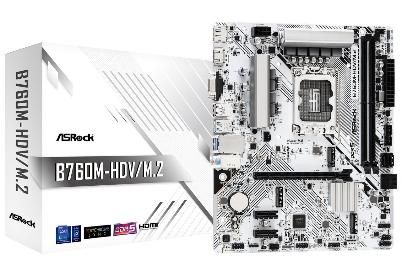 ASRock B760M-H/M.2 цена и информация | Emaplaadid | hansapost.ee