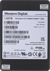 Wd Ultrastar Dc SN840 WUS4BA119DSP3X1 цена и информация | Внутренние жёсткие диски (HDD, SSD, Hybrid) | hansapost.ee