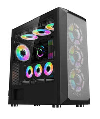 1stCool MiddleTower Wind Storm цена и информация | Корпус Cooler Master для ПК Elite 500 Midi | hansapost.ee