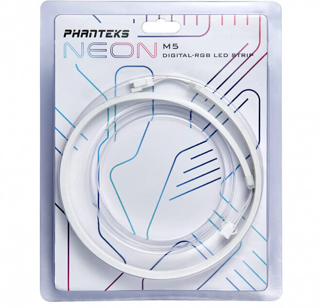 Phanteks Neon D-RGB LED Strip M5 PH-NELEDKT_M5_WT01 цена и информация | Korpuste lisatarvikud | hansapost.ee
