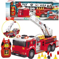 Пожарная машина м дистанционным управлением, с движущейся лестницей, светом и звуком цена и информация | Игрушки для мальчиков | hansapost.ee