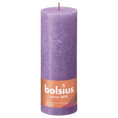 Bolsius sammasküünlad Shine 6 tk 190 x 68 mm erkvioletne hind ja info | Küünlad, küünlajalad | hansapost.ee
