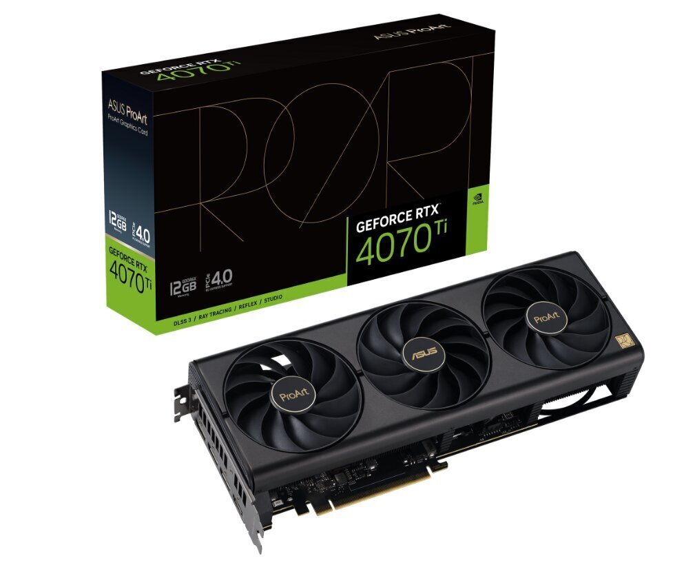 Asus ProArt GeForce RTX 4070 Ti (PROART-RTX4070TI-12G) hind ja info | Videokaardid | hansapost.ee