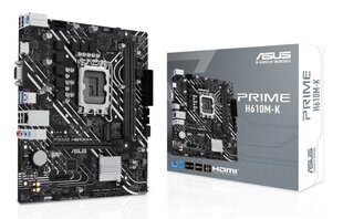 Asus Prime H610M-K hind ja info | Emaplaadid | hansapost.ee