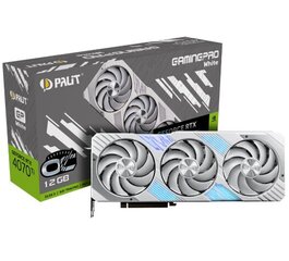 Palit GeForce Rtx 4070 Ti GamingPro White Oc (NED407TV19K9-1043W) hind ja info | Videokaardid | hansapost.ee