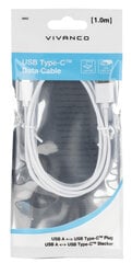 Vivanco кабель Polybag USB-C Data 1 м (39452) цена и информация | Кабели для телефонов | hansapost.ee
