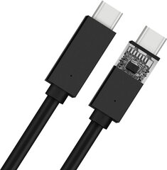 Platinet кабель USB-C - USB-C 5A 100W 2 м, черный (45579) цена и информация | Platinet Телефоны и аксессуары | hansapost.ee