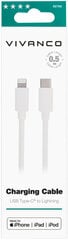 Vivanco кабель Lightning - USB-C 50 см, белый (62758) цена и информация | Кабели для телефонов | hansapost.ee