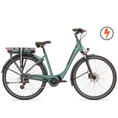 Электрический велосипед Rock Machine 28 Cityride e100SD (I) зеленый матовый (L) цена и информация | Электровелосипеды | hansapost.ee