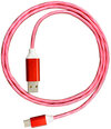 Platinet кабель USB - Lightning LED 1 м, красный (45738)