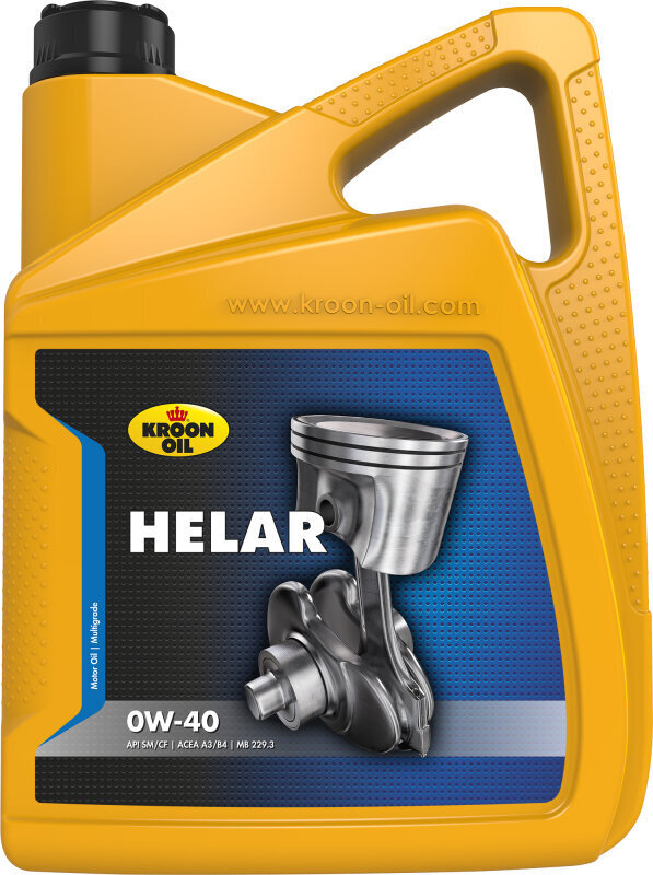 Kroon-Oil Helar 0W-40 sünteetiline õli, 5L цена и информация | Mootoriõlid | hansapost.ee