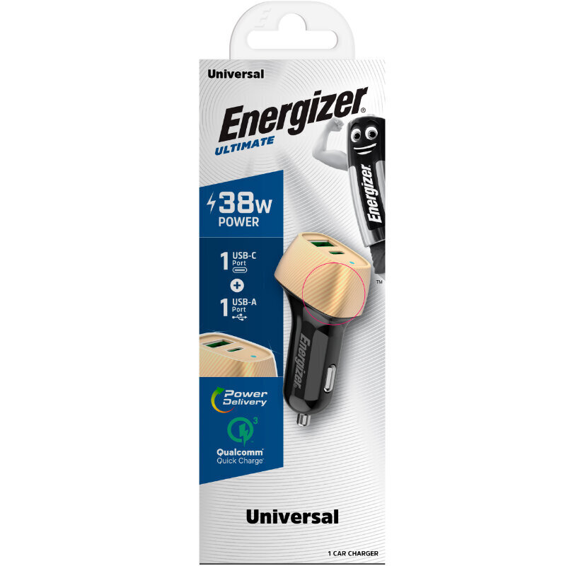 Energizer D38BG цена и информация | Laadijad mobiiltelefonidele | hansapost.ee