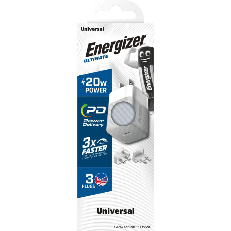 Energizer A20MUSL hind ja info | Laadijad mobiiltelefonidele | hansapost.ee