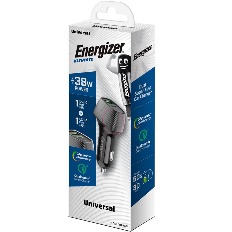 Energizer D38BK цена и информация | Laadijad mobiiltelefonidele | hansapost.ee
