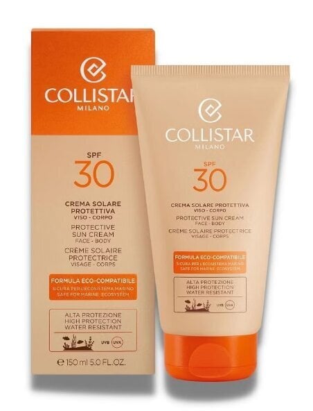 Päikesekreem Collistar Sun Eco-Compatible - Kaitsev SPF 30, 150 ml hind ja info | Päikesekaitse ja päevitusjärgsed kreemid | hansapost.ee