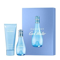 Komplekt Davidoff Cool Water naistele: tualettvesi EDT, 30 ml + ihupiim, 75 ml цена и информация | Davidoff Духи, косметика | hansapost.ee