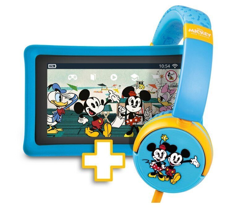 Pebble Gear Disney's Mickey and Friends WiFi 16GB Blue + Headphones цена и информация | Tahvelarvutid | hansapost.ee