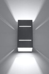 Sollux настенный светильник Blocco, grey цена и информация | Настенный светильник Конусы | hansapost.ee