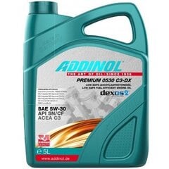 Mootoriõli ADDINOL Premium 0530 C3-DX 5w30 - 5L hind ja info | Addinol Autokaubad | hansapost.ee