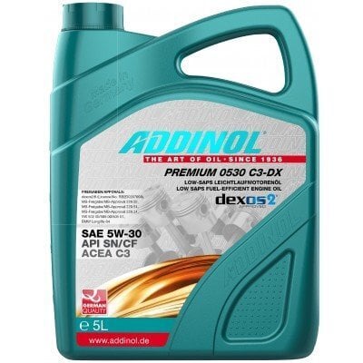 Mootoriõli ADDINOL Premium 0530 C3-DX 5w30 - 5L price and information | Mootoriõlid | hansapost.ee