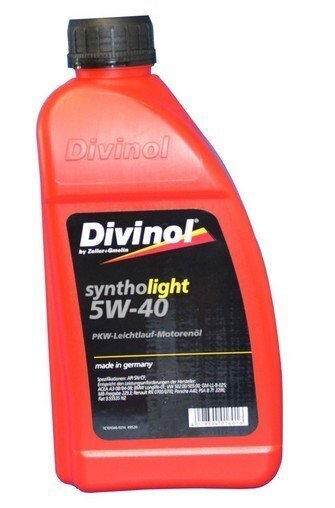 Mootoriõli Divinol Syntholight 5W40, 1L цена и информация | Mootoriõlid | hansapost.ee