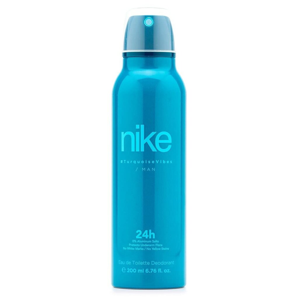 Pihustav deodorant Nike Turquoise Vibes Mehed 24 tundi (200 ml) цена и информация | Deodorandid | hansapost.ee