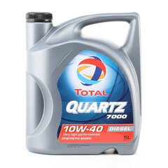 Total Quartz Diesel 7000 10W/40 полусинтетическое масло для двигателей, 5 л цена и информация | Total Автотовары | hansapost.ee