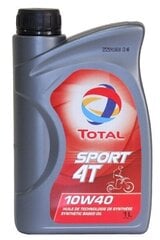 Total HI-PERF Sport 4T 10W/40 полусинтетическое масло для двигателей, 1 л цена и информация | Моторные масла | hansapost.ee