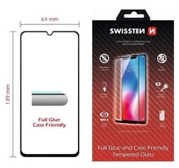Swissten Full Face 5D Tempered Glass Samsung A40 Black hind ja info | Ekraani kaitseklaasid ja kaitsekiled | hansapost.ee