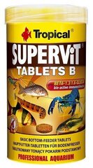 Toit kaladele Tropical Supervit Tablets B, 150 g цена и информация | Корм для рыб | hansapost.ee