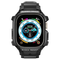 Spigen Rugged Armor Pro Apple Watch Ultra 49mm czarny|black ACS05460 цена и информация | Spigen Умные часы и браслеты | hansapost.ee