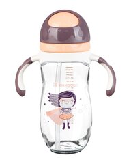 Бутылочка KikkaBoo Tritan Supergirl с соломинкой, 12+ месяцев, 300 мл цена и информация | Бутылочки и аксессуары | hansapost.ee