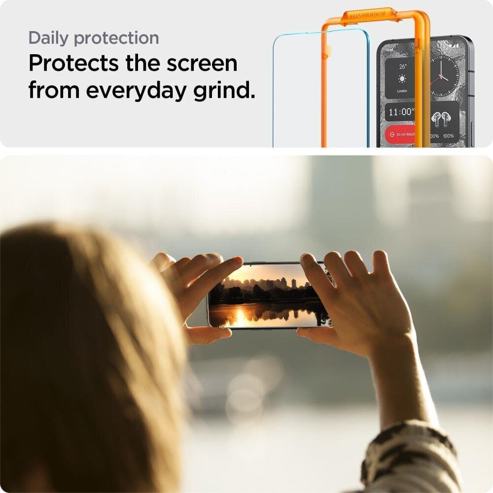 Spigen AlignMaster Nothing Phone 2 hind ja info | Ekraani kaitseklaasid ja kaitsekiled | hansapost.ee