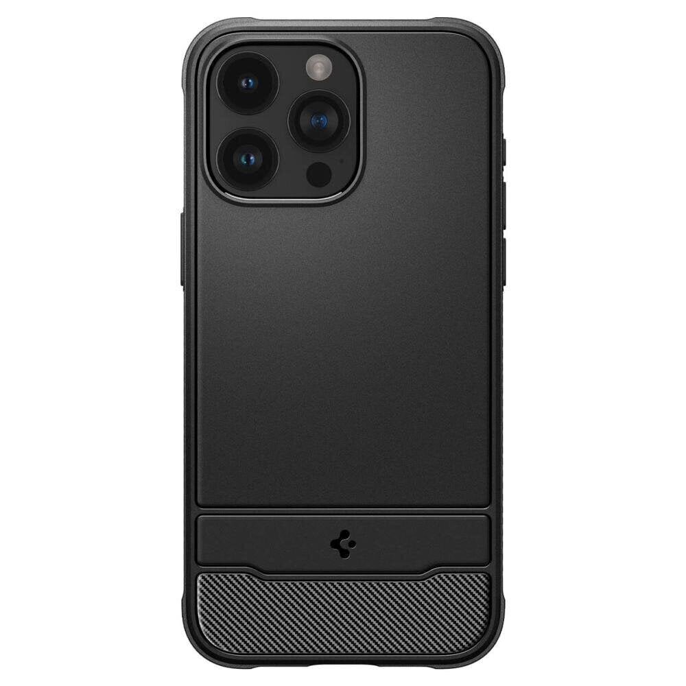 Spigen Rugged Armor Mag iPhone 15 Pro 6,1" Magsafe Matte Black ACS06703 hind ja info | Telefonide kaitsekaaned ja -ümbrised | hansapost.ee