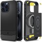 Spigen Rugged Armor Mag iPhone 15 Pro 6,1" Magsafe Matte Black ACS06703 цена и информация | Telefonide kaitsekaaned ja -ümbrised | hansapost.ee