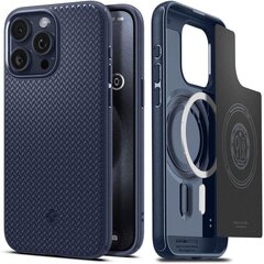 Spigen Mag Armor iPhone 15 Pro 6.1" MagSafe navy blue hind ja info | Telefonide kaitsekaaned ja -ümbrised | hansapost.ee