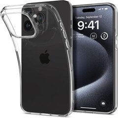 Spigen Liquid Crystal iPhone 15 Pro 6.1" Crystal Clear hind ja info | Telefonide kaitsekaaned ja -ümbrised | hansapost.ee