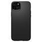 Spigen Liquid Air iPhone 15 Plus 6.7" Matte Black hind ja info | Telefonide kaitsekaaned ja -ümbrised | hansapost.ee