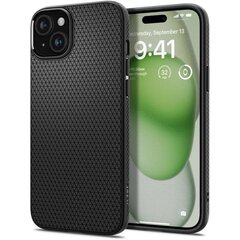 Spigen Liquid Air iPhone 15 Plus 6.7" czarny|matte black цена и информация | Чехлы для телефонов | hansapost.ee