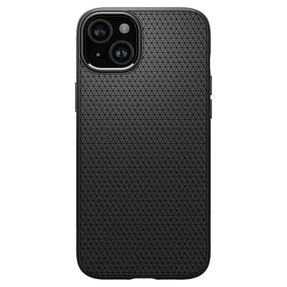 Spigen Liquid Air iPhone 15 6.1" Matte Black цена и информация | Telefonide kaitsekaaned ja -ümbrised | hansapost.ee