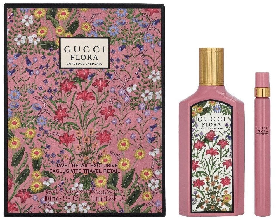 Komplekt Gucci Flora naistele: parfüümvesi EDP, 100 ml + parfüümvesi EDP, 10 ml цена и информация | Parfüümid naistele | hansapost.ee