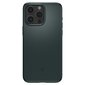 Spigen Thin Fit case iPhone 15 Pro Max - green цена и информация | Telefonide kaitsekaaned ja -ümbrised | hansapost.ee