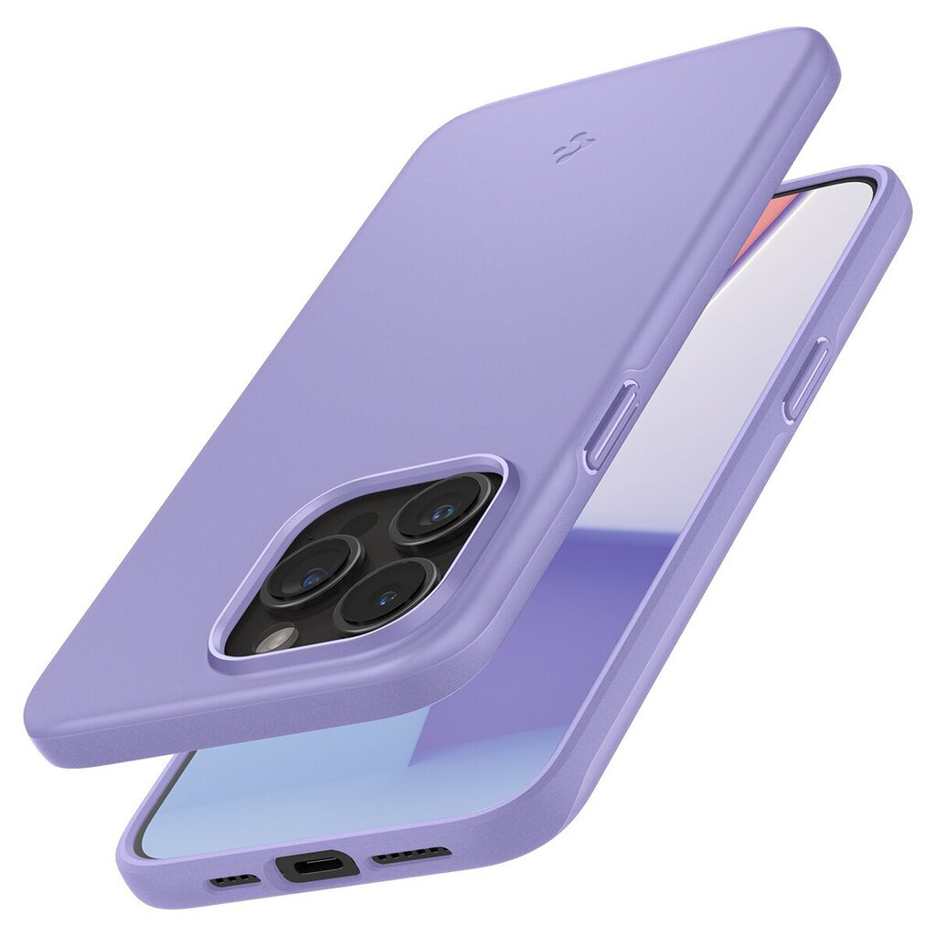 Spigen Thin Fit case iPhone 15 Pro - purple цена и информация | Telefonide kaitsekaaned ja -ümbrised | hansapost.ee