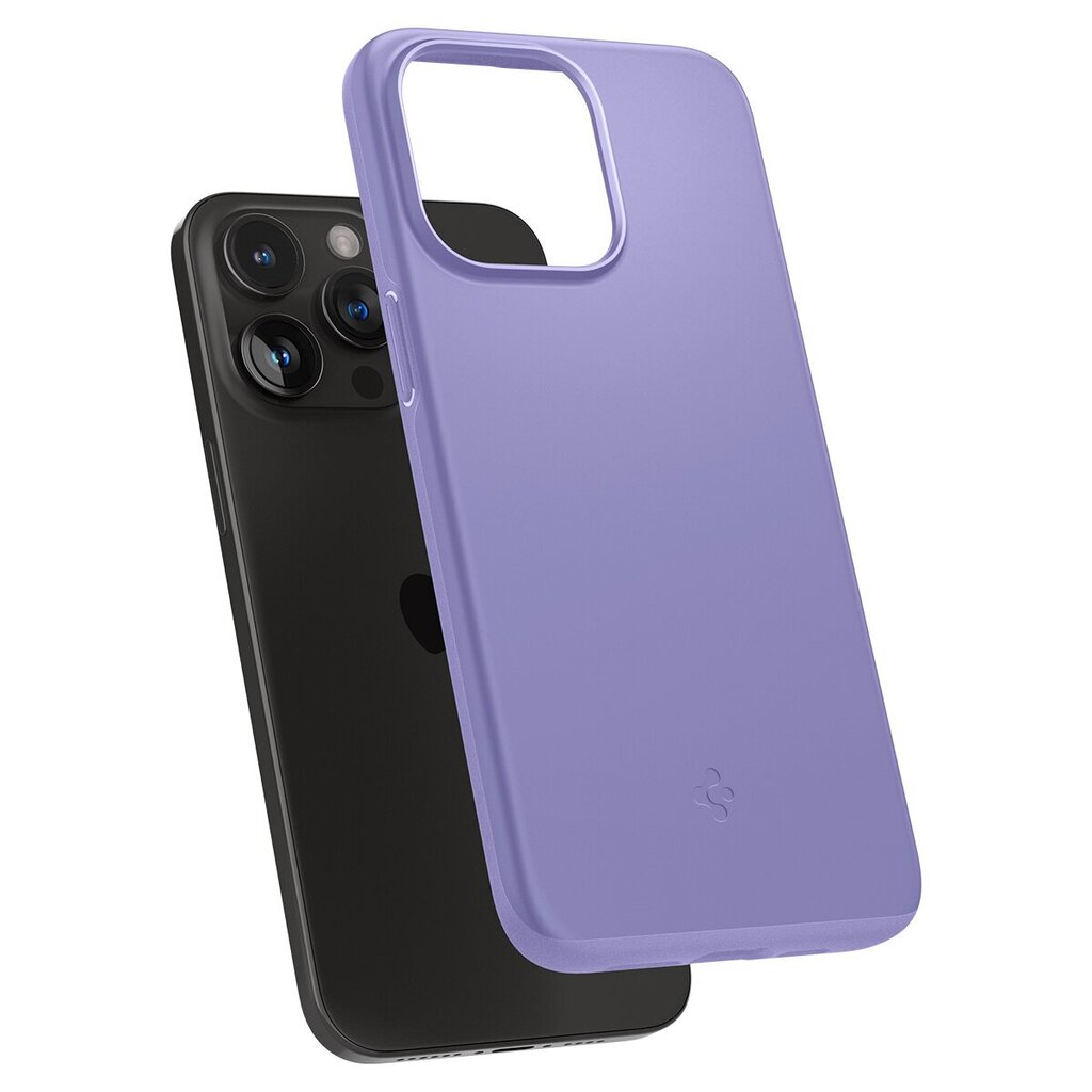 Spigen Thin Fit case iPhone 15 Pro - purple hind ja info | Telefonide kaitsekaaned ja -ümbrised | hansapost.ee