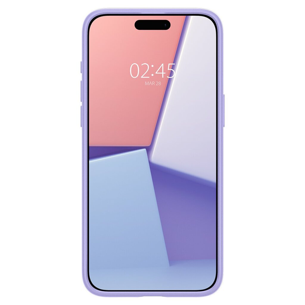 Spigen Thin Fit case iPhone 15 Pro - purple цена и информация | Telefonide kaitsekaaned ja -ümbrised | hansapost.ee