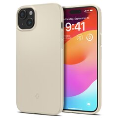 Spigen Thin Fit case iPhone 15 - beige hind ja info | Telefonide kaitsekaaned ja -ümbrised | hansapost.ee